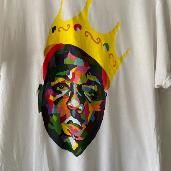 The Notorious B.I.G. T Shirt Short Sleeve White Size Medium - Picture 2 of 8